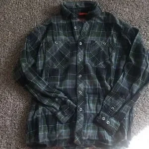 Mens button down flannel